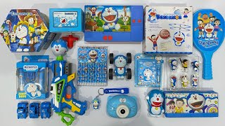 My Latest Cheapest Doraemon toys Collection, Doraemon Colour set, Bubble Camera, Piggy Bank, Bat
