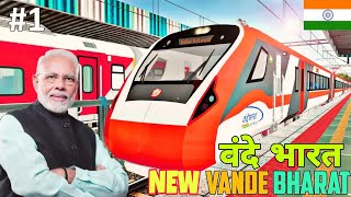 New Orange Vande Bharat Express | Mumbai to Ahmedabad | Indian train simulator | Indian Railways