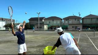 知得（旧三島）高校の記録　知得高校男子ソフトテニス部 スイカパーティー２０１４　静岡県知得高校　２０１４／８／１１