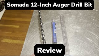 Somada 12 Inch Auger Drill Bit review