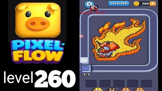 Pixel Flow level 260 Walkthrough Solution
