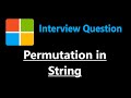 Permutation in String - Leetcode 567 - Python