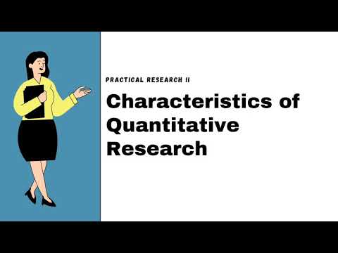 What are the 10 characteristics of quantitative research?