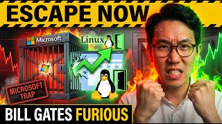 "Bill Gates FURIOUS As Linux Users Escape Microsoft’s Biggest Trap"
