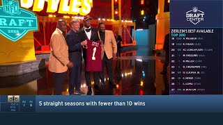 The Washington Commanders Select Sonny Styles with the 7th Overall Pick in the 2026 NFL Draft