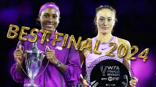 Top 5 BEST Final in 2024 WTA Tour (Tennis)