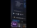 Elastic & Bounce Animation in After Effects #shorts