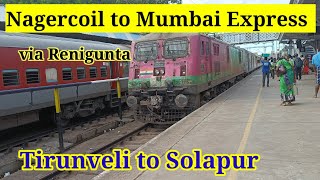 16352 Nagercoil to Mumbai Expres | Tirunelveli to Solapur | via Renigunta