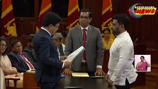 පරිසර අමාත්‍යවරයා ලෙස ධම්මික පටබැදි  මහතා දිව්රුම් දෙයි