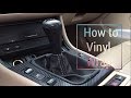 How to vinyl wrap BMW e46 interior trim