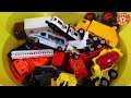 tomica excavator bulldozer bus police car fire truck 토미카 포크레인 불도저 버스 경찰차 소방차