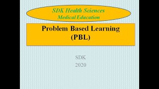 Problem Based Learning PBL  SDK 2020