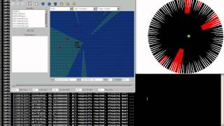 Simulation obstacle avoidance test