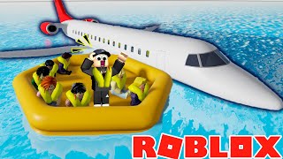 Creo mi Aerolinea y Mi Avion Cae al Mar 😨🌊✈ Roblox Cabin Crew