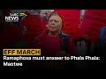 EFF march | Ramaphosa must answer to Phala Phala: Maotwe