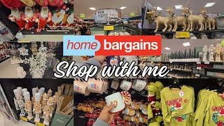 HOME BARGAINS SHOP WITH ME/ FANTASTIC XMAS GIFTS \u0026 DECORATIONS /NOVEMBER 2024