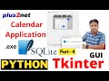 Create Standalone holiday Calendar App with Tkinter, SQLite & PyInstaller | #Python #PythonGUI