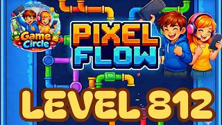 Pixel flow© - Level 812 - solution - walkthrough