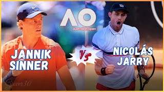 Jannik Sinner - Nicolás Jarry |  Australian Open   🎾 #tennis  #Live   #Australianopen