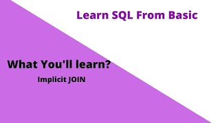 Implicit JOIN | SQL Course 26.0