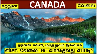 வந்தாரை வாழ வைக்கும் கனடா-வேலை | Canada jobs in Tamil| Foreign jobs in Tamil | Canada Tour in tamil