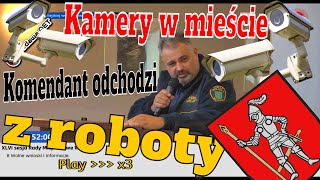 #wlodawa.net - Kamery w mieście Komendant Włodawskiej Straży Miejskiej żegna się z UM