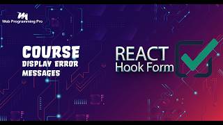 #013 - Tutorial React Hook Form - Display Error Messages