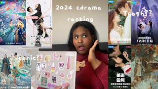 2024 cdrama wrapped: least to most favorite c-dramas I watched in 2024| genny yaps ep 1