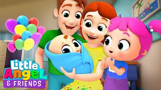 New Baby in the Family! | Baby John | Little Angel And Friends Fun Educational Songs