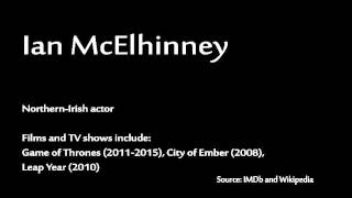 How to pronounce - Ian McElhinney