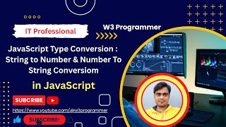 JavaScript Type Conversion and Coercion JavaScript Tutorial In Hindi | w3 programmer #conversionjs