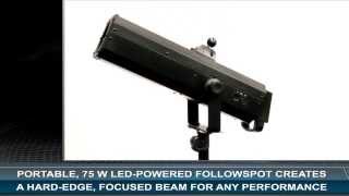 Chauvet LED Followspot 75 ST DJ Portable Theatrical DMX Gobo Spot-light Beam