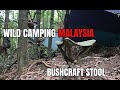 Camping 3H2M Hutan & Sungai | Bushcraft Stool | Wild Camping Malaysia ..Part 1/2