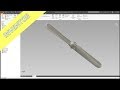 Luftschraube Model plane engine - Inventor 2012 Training - Loft