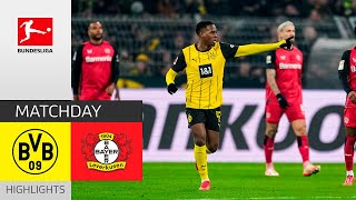 Jamie Gittens Goal | Borussia Dortmund vs Leverkusen 2-3 Highlights | Bundesliga 2024/25