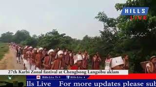 27th karbi Zonal festival at Chengbong Langsibu aklam.