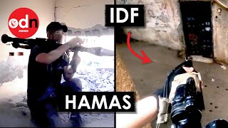 Intense Combat Footage Shows IDF Battling Hamas in Gaza