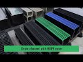 HDPE drain channel