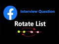 Rotate List - Linked List - Leetcode 61 - Python