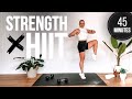 45 Minute Dumbbell Strength & HIIT Cardio Workout | NO REPEATS