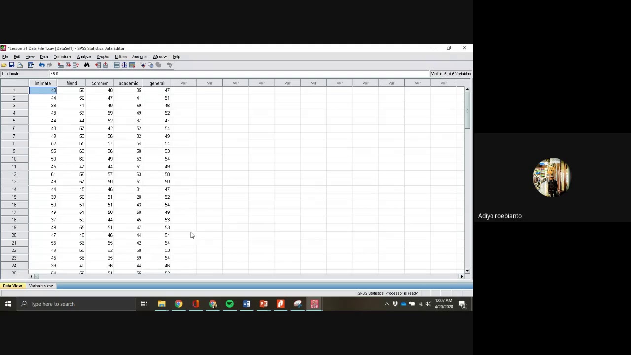 Analisis Korelasi Pearson Dengan SPSS - YouTube