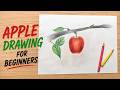 How to Draw an Apple 🍎 Easy Colored Pencil Drawing