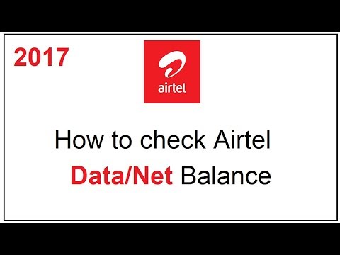 how to check airtel data balance how to check airtel data balance