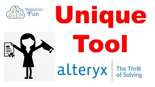 How to use UNIQUE tool in Alteryx? Tool in Alteryx Designer core certification exam | Analytics Fun