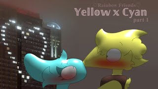 Rainbow Friends: Yellow x Cyan♡ Part 1