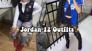 ✨Jordan 12 Outfits-HOW TO STYLE JORDAN 12s BADDIE OUTFIT COMPILATION PART 3✨