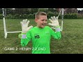 goalie wars henry vs dad who will win this goalkeeping competition dad vs son challenge