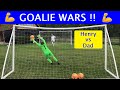 Goalie Wars: Henry vs Dad - who will win this Goalkeeping Competition ? Dad vs Son Challenge