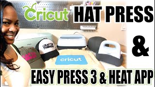 NEW!!! CRICUT HAT PRESS \u0026 EASY PRESS 3 |  UNBOXING | CRICUT HEAT APP ANNOUNCEMENT