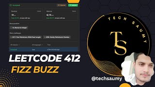 Leetcode 412||Fizz buzz #leetcode #code #programming #python #java #coding #developer #education